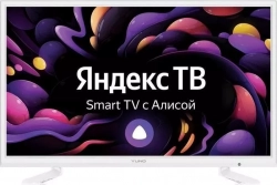 Телевизор YUNO ULX-24TCSW222 белый (24", HD, Smart TV, Яндекс.ТВ, Wi-Fi, белый)
