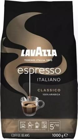 Кофе зерновой Lavazza Espresso 1000г.