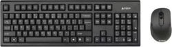 Клавиатура и мышь A4TECH мыши и клавиатуры 7100N USB черный Комплект и