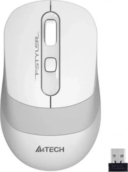 Мышь компьютерная A4TECH Fstyler FG10S белый/серый