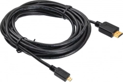 Кабель BURO HDMI 1.4 HDMI (m)-Micro HDMI (m) 5м черный