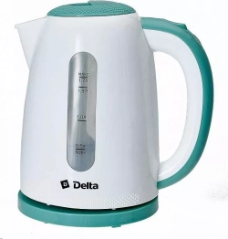 Чайник электрический DELTA DL-1106 белый с мятным