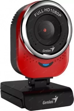 Веб камера GENIUS QCam 6000, угол обзора 90гр по вертикали, вращение на 360 гр, встроенный микрофон, 1080P полный HD, 30 ка (32200002409)