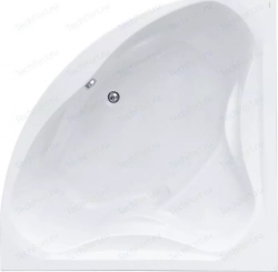 Акриловая ванна SANTEK Сан-Паулу 150х150 каркас, слив-перелив (1WH302399, 1WH302400)