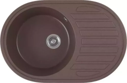 Мойка кухонная GREENSTONE GRS-18L-345 шоколад