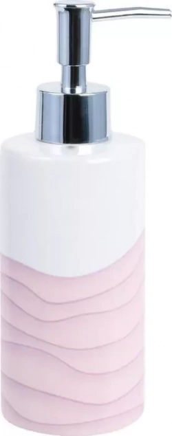 Дозатор Fixsen для жидкого мыла Agat белый, розовый (FX-220-1)