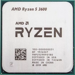 Процессор AMD Ryzen 5 3600 OEM (3.6GHz up to 4.2GHz/6x512Kb+32Mb, 6C/12T, Matisse, 7nm, 65W, unlocked, AM4)