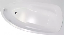 Акриловая ванна 1ACReal Мадрид 150х95 левая, на каркасе, с фронтальной панелью (Щ0000046657, Щ0000045917)