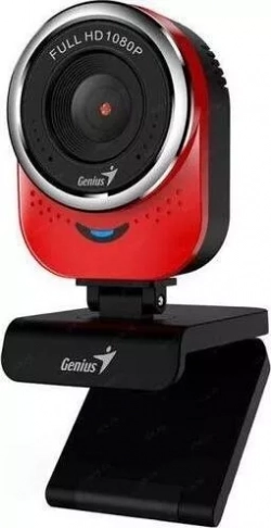 Веб камера GENIUS QCam 6000, угол обзора 90гр по вертикали, вращение на 360гр, встроенный микрофон, 1080P полный HD, 30 кад (32200002408)