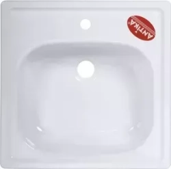 Мойка кухонная ВИЗ стальная Antika 50x50 (AMC-51101) ANTIKA 50X50 с кронштейнами