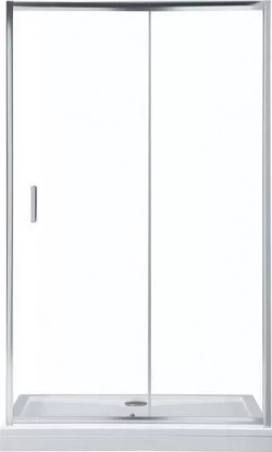 Душевая дверь AQUANET 120х190 прозрачная, хром (SD-1200A)