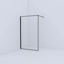 Душевой уголок IDDIS Slide Walk-In 120x120 стекло прозрачное, профиль черный (SLI8BS2i23)