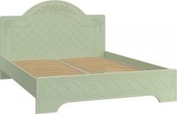 Кровать COMPASS Соня Премиум СО-323К с ламелью и опорами зеленый/силк грасс