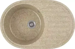 Мойка кухонная GREENSTONE GRS-18L-302 песочный