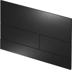 Панель смыва TECE square II (9240833) металлическая чёрная матовая