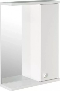Шкаф-зеркало Mixline Норд 55х70 правый, белый (4640030867677)