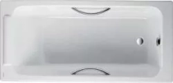 Чугунная ванна JACOB DELAFON Parallel 150x70 с отверстиями для ручек (E2949)