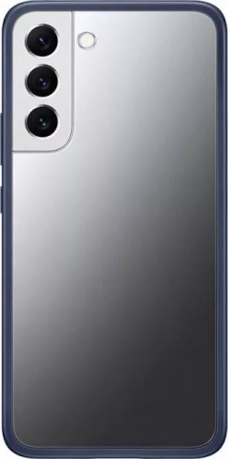 Чехол (клип-кейс) SAMSUNG Galaxy S22+ Frame Cover прозрачный/темно-синий (EF-MS906CNEGRU) (EF-MS906CNEGRU)
