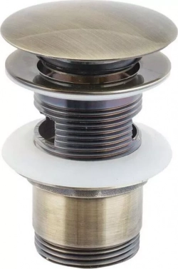 Донный клапан Orange Click-clack универсальный бронза (X1-004br)