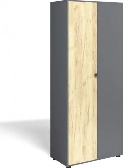 Шкаф Бител в прихожую Мини Лайт МЛ-9 серый графит/дуб золотой крафт (BTL10000452)