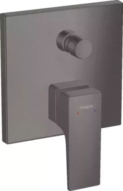 Смеситель для ванны Hansgrohe Metropol с механизмом, шлифованный черный хром (32545340, 1800180)