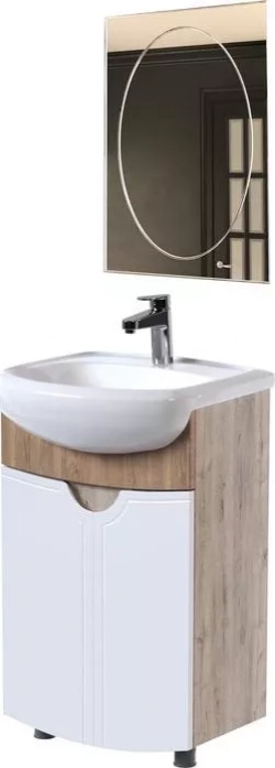 Мебель для ванной Mixline Крокус 60х30 белый/дуб кантри