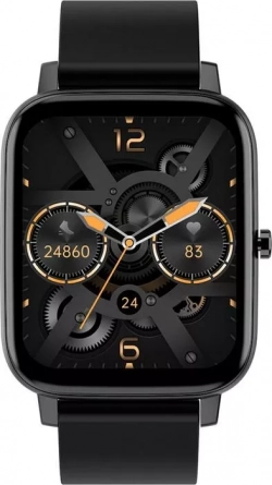 Смарт-часы DIGMA Smartline E5 1.69" TFT черный (E5B)