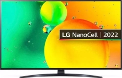 Телевизор LG 43NANO766QA NanoCell синяя сажа Ultra HD 60Hz DVB-T DVB-T2 DVB-C DVB-S DVB-S2 USB WiFi Smart TV