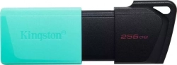 Флеш-накопитель KINGSTON Флеш Диск 256Gb DataTraveler Exodia M DTXM/256GB USB3.0 черный/зеленый