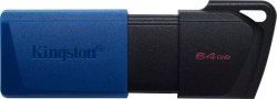 Флеш-накопитель KINGSTON Флеш Диск 64Gb DataTraveler Exodia M DTXM/64GB USB3.0 черный/синий