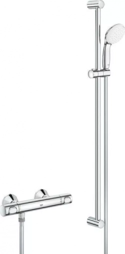 Термостат для душа Grohe Grohtherm 500 с душевым гарнитуром 90 см, хром (34797000)