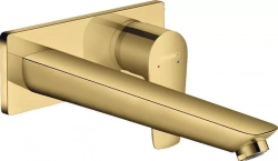 Смеситель для раковины Hansgrohe Talis E с механизмом, золото (71734990, 13622180)