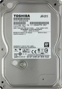 Жесткий диск TOSHIBA 1TB (DT01ACA100)