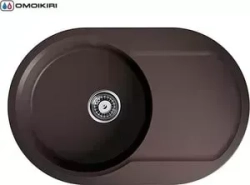 Мойка кухонная OMOIKIRI Manmaru 78-DC, 780х510, темный Шоколад (4993361)
