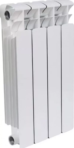 Радиатор отопления Firenze BI 500/80 B21 4 секции (серый кв.)