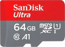 Карта памяти SANDISK SanDisk microSDXС 64GB (SDSQUB3-064G-GN6MA) + адаптер