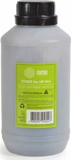 Тонер CACTUS Расходный материал для печати CS-THP4-120 черный 120гр. ( )