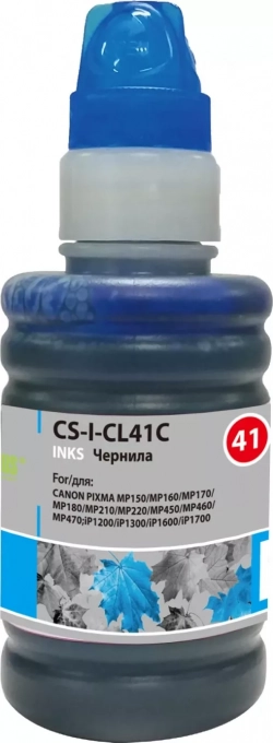 Расходный материал для печати CACTUS CS-I-CL41C голубой 100мл ( )
