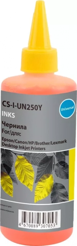 Расходный материал для печати CACTUS CS-I-Un250Y желтый 250мл ( )
