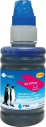 Расходный материал для печати G&G GG-T6732C голубой 100мл (Чернила)