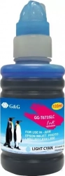 Расходный материал для печати G&G GG-T6735LC светло-голубой 100мл (Чернила)