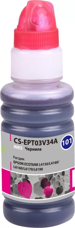 Расходный материал для печати CACTUS CS-EPT03V34A 101M пурпурный 70мл ( )