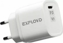 Сетевое зарядное устройство EXPLOYD EX-Z-1126 белый