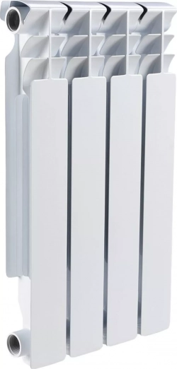 Радиатор отопления Firenze AL 500/80 A21 4 секции (серый кв.)