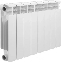 Радиатор отопления Firenze BI 500/80 B21 8 секций (серый кв.)