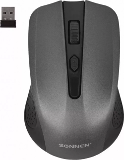 Компьютер    Компьютерная мышь SONNEN V99 серая (513528)