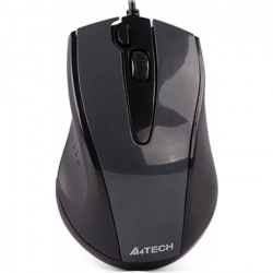 Мышь проводная A4Tech V-Track Padless N-500FS, черный, оптическая (1000dpi)