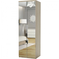 Шкаф Шарм-Дизайн комбинированный Комфорт МК-22 110х60 с зеркалами, дуб сонома