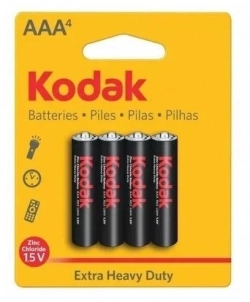 Батарейки KODAK R03-4BL EXTRA HEAVY DUTY (Б0005118)