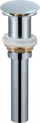 Донный клапан AQUAme Click-clack светло-серый матовый (AQM7002-0MFG)